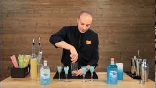 Cocktailrezept Schneeballschlacht  cooler GletscherEis Winter Cocktail [upl. by Fee]