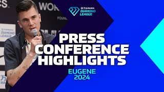 Eugene 2024 Press Conference Highlights  Wanda Diamond League [upl. by Imaj]