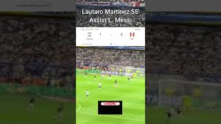 No1 Lautaro Martinez Bycicle Kick GoalMessi Assist Argentina vs Peru [upl. by Obeng]