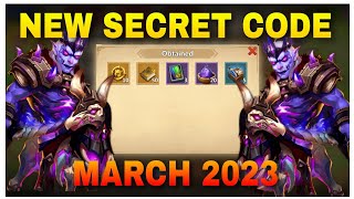 NEW SECRET CODE  March 2023 Castle Clash [upl. by Chem]