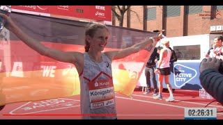 marathon with unreal finish and strong germans  Hamburg Marathon 2023 [upl. by Gabriele]