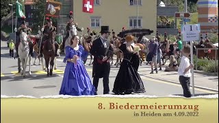 Biedermeierumzug Heiden 2022 [upl. by Hajile]