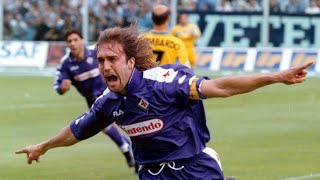 Gabriel Batistuta all 184 Serie A Goals FiorentinaRomaInter [upl. by Germain]