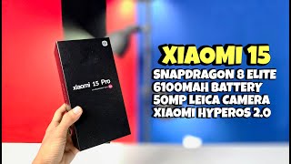 Xiaomi 15 Dah Rasmi Phone Pertama Pakai Cip Snapdragon 8 Elite🔥 [upl. by Aticilef]