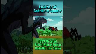 Evolution of Godzilla vs Spiders shorts funny godzilla kumonga meme badromance funnymemes [upl. by Amme]