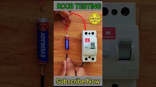 RCCB Testing Automatic trip switch viral electrician iti itiexam [upl. by Kelila662]