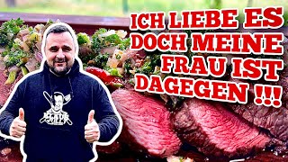 HÜFTSTEAK mit KLAUSICHURRI GRILLEN — Klaus grillt [upl. by Monroe318]