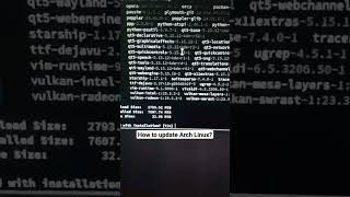 How to update Arch Linux garuda xfce tech [upl. by Skurnik]