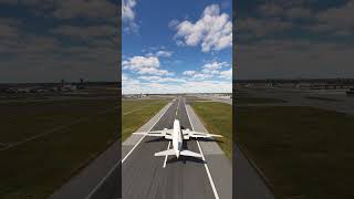 beautiful view of airplanes when landing EPS 101 [upl. by Ahrens]