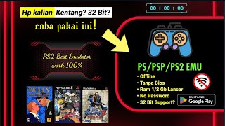 Terbaru Kenapa gak coba pake ini Support 32 bit android 7 cara bermain game ps2 di android [upl. by Efthim]