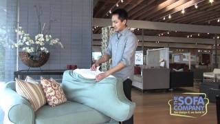 Back Pillow Fill Types  The Sofa Company Training [upl. by Lzeil]