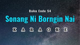 Sonang Ni Borngin Nai Karaoke Buku Ende 54 [upl. by Llehsram]