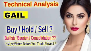 GAIL India Stock Technical Analysis Support Resistance amp Trends Detailed Insights [upl. by Candie]