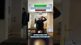 Shoulder Pain Relief Stretch  Eliminate Frozen Shoulder chiropractor shoulderpain shorts [upl. by Longawa]