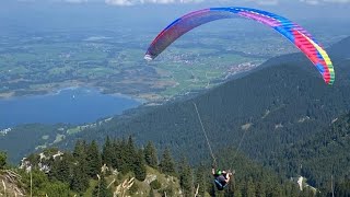 Gleitschirmfliegen am Tegelberg [upl. by Flss299]