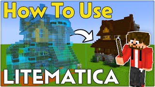 How To Use Litematica  Minecraft 120 Tutorial [upl. by Reames]