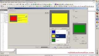 Multistate word lamps and switches  HMI Weintek EasyBuilder Pro Programming Tutorial [upl. by Ahsikym]