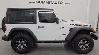 2019 JEEP WRANGLER RUBICON 2 DOOR AUTO V6 IN BRIGHT WHITE 4K WALKAROUND 14938Z [upl. by Aday15]