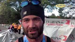 Interview Shane Logan Overall Champion of the 2012 Brooksie Way Half Marathon [upl. by Marron266]