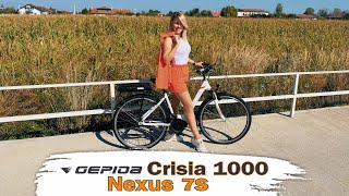 eBike 🚲 bemutató Gepida Crisia 1000 Nexus 7 eBike Bafang középmotor [upl. by Atikam332]