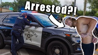 Cop Tries To ARREST Me While Magnet Fishing  Magnet Fishing Gone Wrong [upl. by Annahsor]