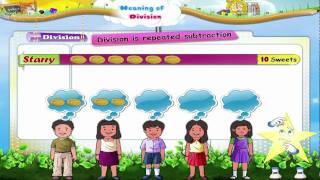 Learn Grade 3  Maths  Meaning of Division [upl. by Yhtommit]