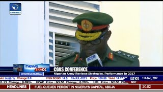 Nigerian Army Reviews Strategies Performance In 2017 [upl. by Nerha806]