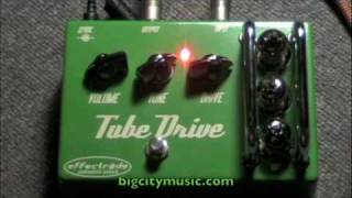 Effectrode quotTube Drivequot vacuum tube overdrive pedal [upl. by Deb]