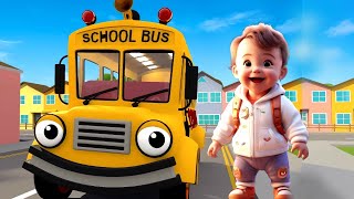 Wheels On The Bus 2024  New Version with New Rhythm  Kids Song [upl. by Ajiak]