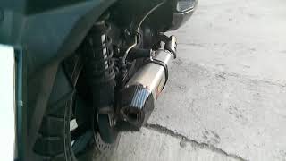 Akrapovic replica  Kymco downtown 300i 2011 [upl. by Doniv]