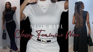 FALL SHEIN HAUL  Affordable Classy Feminine Wear  Chrissy Daily [upl. by Akkire17]