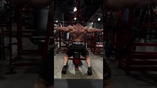 Derek Lunsford’s Massive Back in Action  Insane Machine Reverse Fly shorts mrolympia [upl. by Aubrie510]