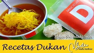 Fideos Dukan de Konjac Shiratakis secos  Dukan Dry Shirataki Noodles Attack phase [upl. by Nannaihr]