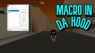 How to macro in Da Hood ROBLOX MacroGamer Roblox 2022 [upl. by Edward]