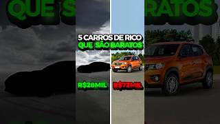 TOP 5 CARROS BARATOS QUE FAZEM VOCÊ PARECER RICO [upl. by Nidya]