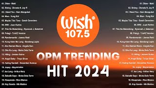 Dilaw Sining Blue 🎸 OPM Acoustic Love Songs 2024 Playlist🎸Best Of Wish 1075 Song With Lyrics [upl. by Ramyaj]