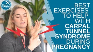 Best exercises to help with CARPAL TUNNEL SYNDROME during pregnancy [upl. by Naik212]