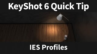 KeyShot Quick Tip IES Profiles [upl. by Rustie]