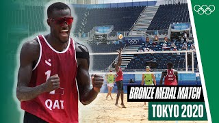 Mens beach volleyball bronze medal match 🏐  Tokyo 2020 [upl. by Porett]