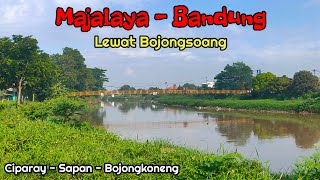 Jalan Majalaya Bandung Lewat Bojongsoang  Ciparay Sapan [upl. by Paluas]