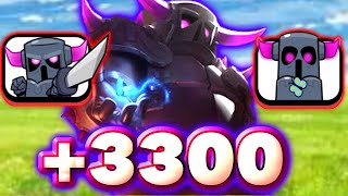 🏆3300 with PEKKA RAM RIDER deck🐏Clash Royale [upl. by Winser]