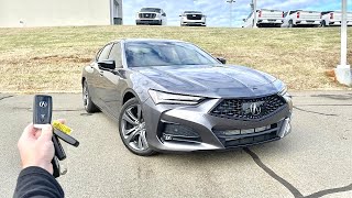 NEW Acura TLX SH AWD A Spec Start Up Test Drive Walkaround POV and Review [upl. by Annovoj778]