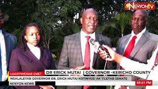 KERICHO GOVERNORS FIERCE AND SAGE WORDS AFTER SURVIVING IMPEACHMENT [upl. by Eselahc271]