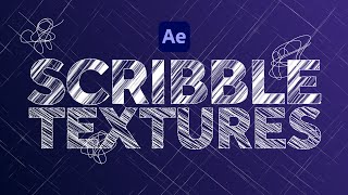 Creating Scribble Textures inside After Effects  Tutorial [upl. by Danialah]