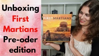 Unboxing First Martians the preorder edition [upl. by Ansilma]