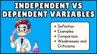 Independent vs Dependent Variables Explained in 3 Minutes [upl. by Heddie]