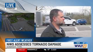 LIVE National Weather Service gives the latest as it assesses damage in Sunbright [upl. by Liag]