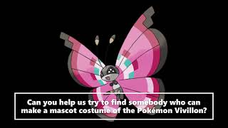 New Mascot Costume Ideas Vivillon Pokemon X and Y [upl. by Strepphon208]