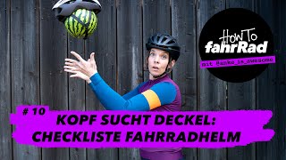 Was man beim Kauf eines Fahrradhelms beachten sollte MelonenCrash inklusive – 10 How To fahrRad [upl. by Wehttan]