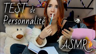 ASMR Français  Test de personnalité interactif avec toi résultats 🌺 [upl. by Caiaphas]